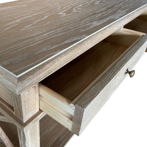 French Solid Wood Unique Coffee Table With Storage - imagine 4