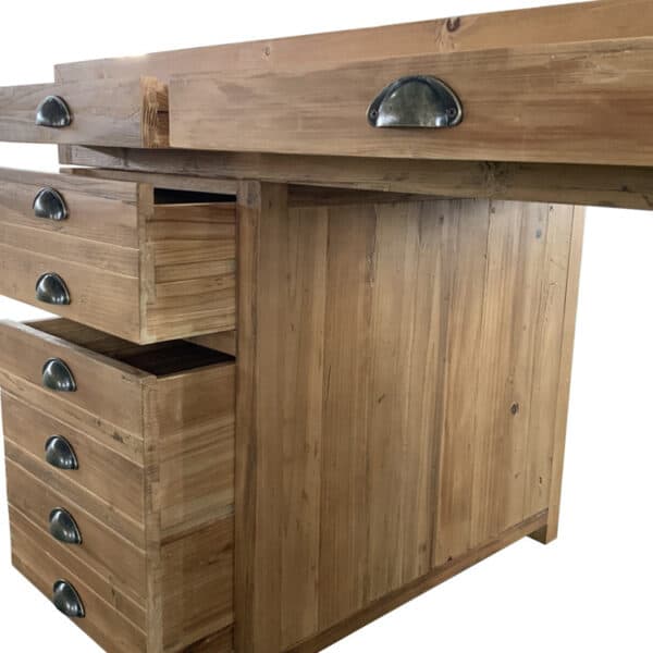 European Style Executive Office Reception Desk With Drawers - imagine 6