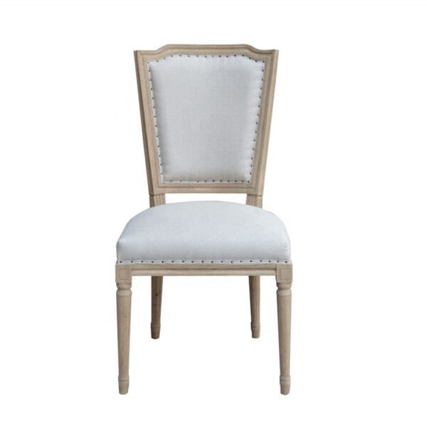 Oak frame/Fabric Upholstery French Style Dining Chair - immagine 3