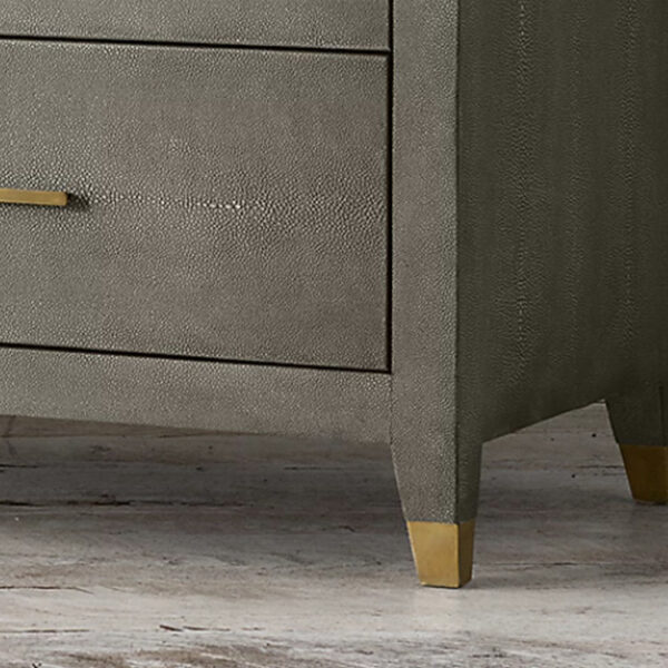 Shagreen Wood Modern Style Cabinet with 9 Drawers - Image 6