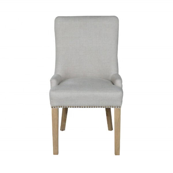 Antique French Elegant Oak Classical Chair – Bild 4