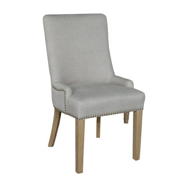 Antique French Elegant Oak Classical Chair – Bild 3