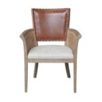 Leather Back Dining Chair