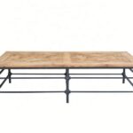 Iron Frame Coffee Table
