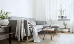 What colours go with grey sofa