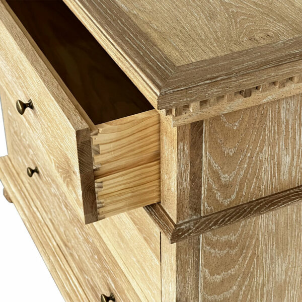 Oak Wood Chest of Drawers