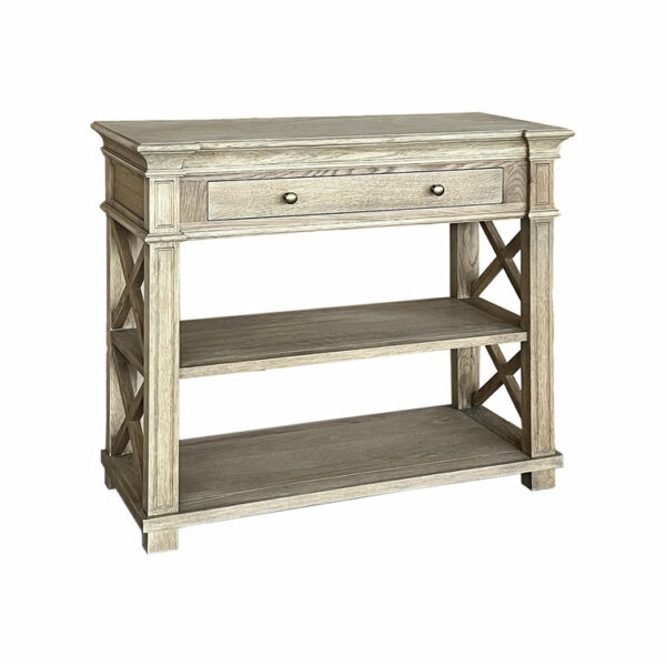 Wood Console Table With Storage