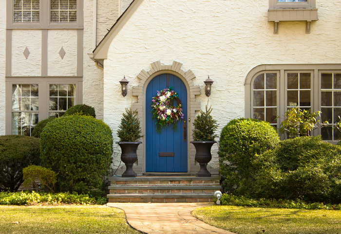 How Blue Door Contributes to Curb Appeal