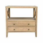 Medium Wood Bedside Table