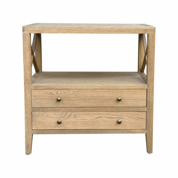 Medium Wood Bedside Table