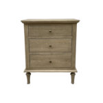 3-Drawer Solid Wood Nightstand