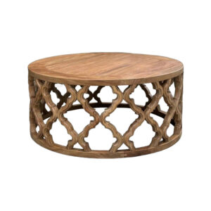 Solid Wood Round Coffee Table