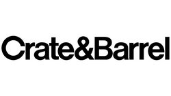 Crate & Barreli julge must logo valgel taustal, mis esindab tippkvaliteediga mööblibrändi.