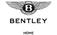 Лого на Bentley: крилато „B“ над „BENTLEY“ и „HOME“, водеща марка луксозни мебели за 2025 г.