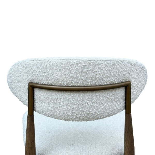 Modern Style Upholstered Dining Chair with Wood Frame