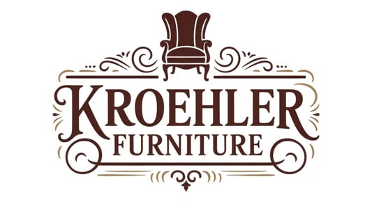 Logo of Kroehler Furniture, a renowned vintage furniture manufacturer known for classic and timeless designs.