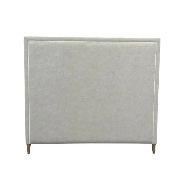 French-Style Wooden Frame Oak Headboard Queen