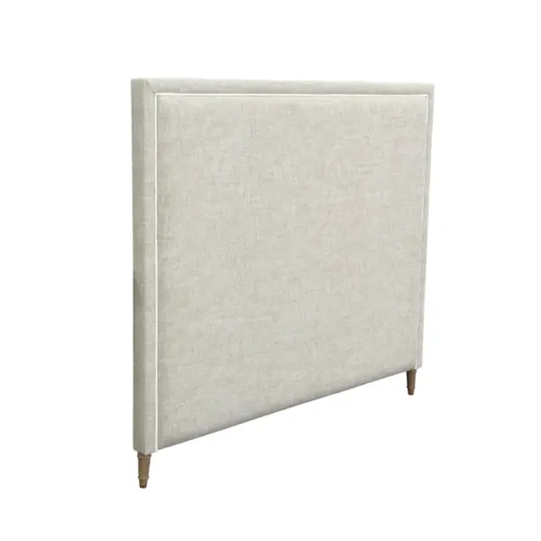 French-Style Wooden Frame Oak Headboard Queen