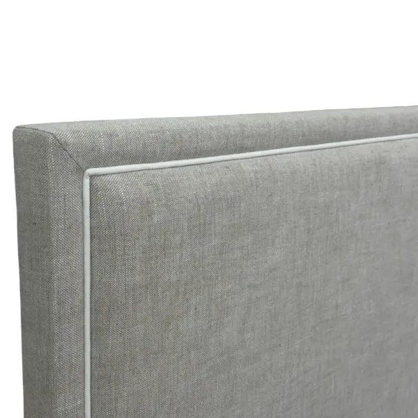 French-Style Wooden Frame Oak Headboard Queen