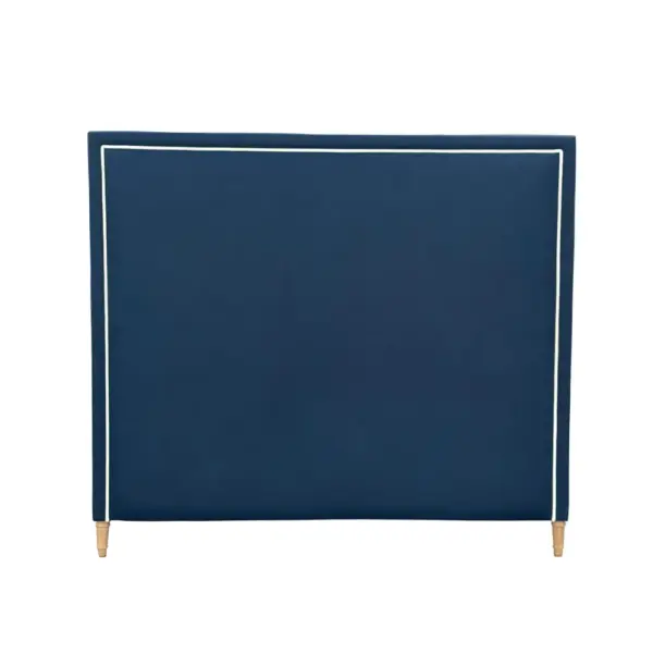 French-Style Wooden Frame Oak Headboard Queen