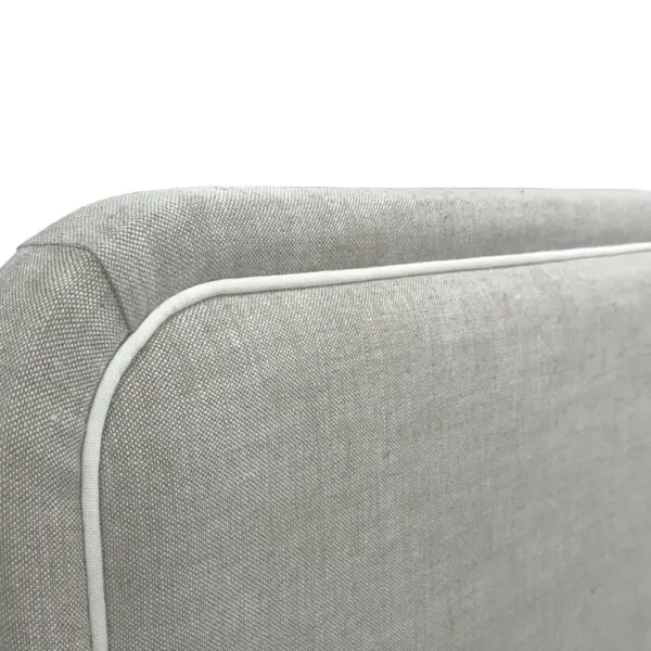 French Style Soft Upholstered Minimalist Headboard