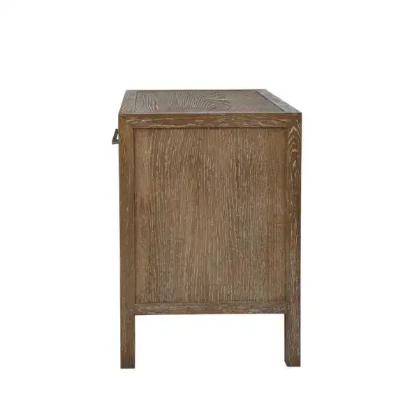 Antique solid oak nightstand, vintage French wooden bedside table with classic design, perfect for bedroom decor. Made from durable, high-quality oak, showcasing craftsmanship and timeless style.