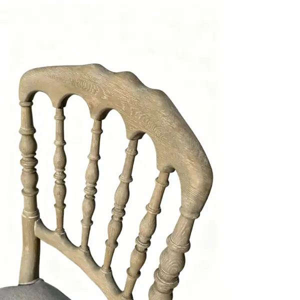 Antique Style Solid Oak Wood Regency Dining Chair