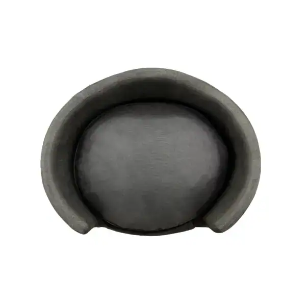 Elegant French-style dark gray pet bed with soft cushioning, perfect for cats and small dogs. Designed for comfort and style, ideal for modern home decor.